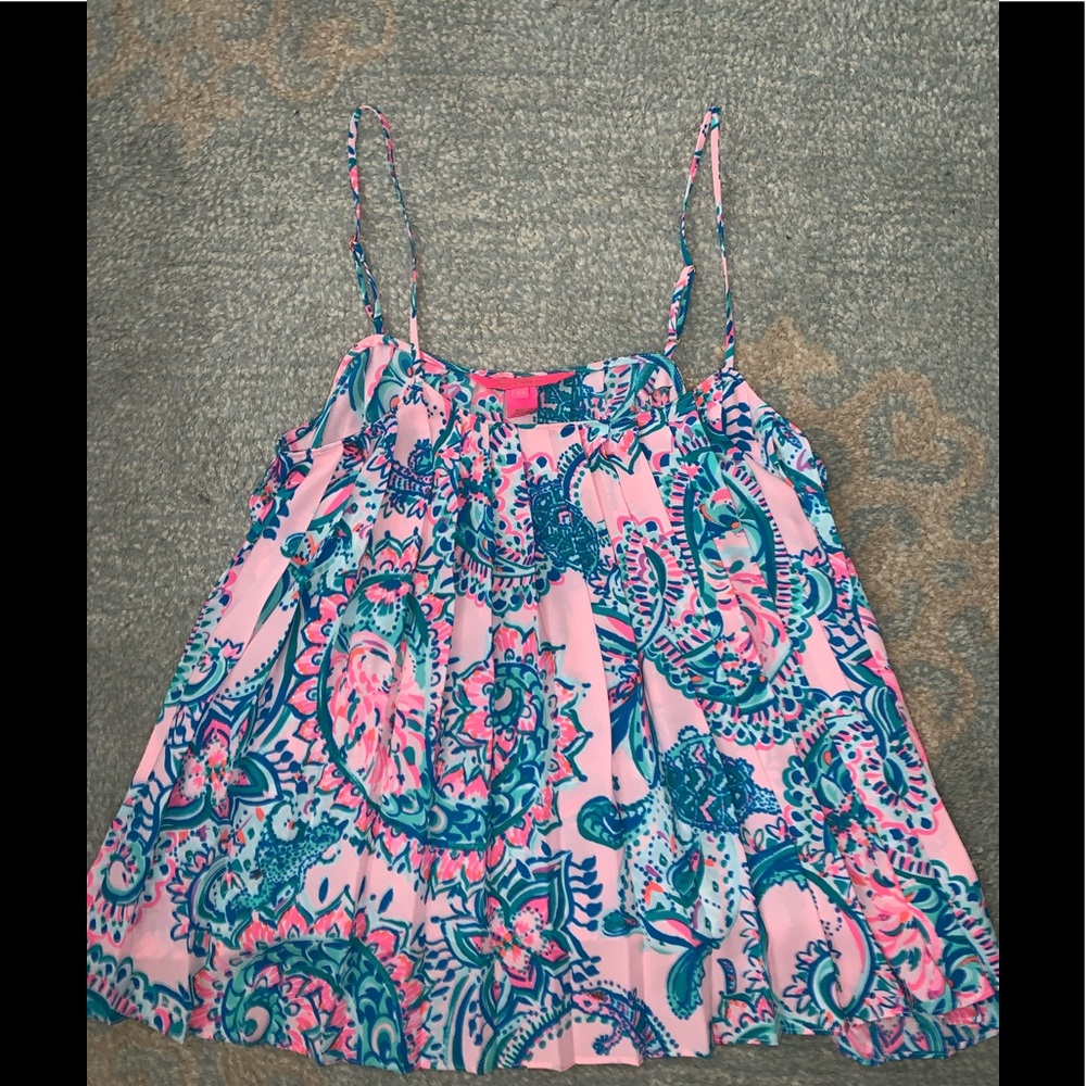 Lilly Pulitzer pleated top